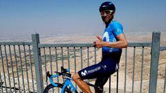 Valverde, al mando del Movistar en el Tour de Abu Dhabi