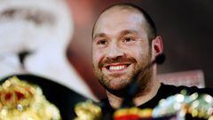 A fight between English boxers Tyson Fury and Anthony Joshua might be in the works, but it would only happen under certain conditions.