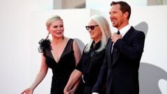 Jane Campion, Benedict Cumberbatch and Kirsten Dunst at the 78th Venice International Film Festival. 