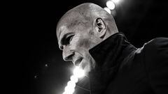 Head coach Zinedine Zidane of Real Madrid CF