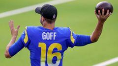 Jared Goff suma dos partidos al hilo de m&aacute;s de 300 yardas, pero solo ha anotado una vez y ha entrengado el bal&oacute;n cinco ocasiones en ese lapso.