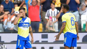 Dybala celebra el gol ante Udinese