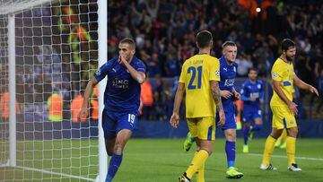 Leicester le gana al Porto y tiene puntaje perfecto en Champions