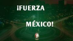 Las muestras de apoyo a México en el mundo del fútbol tras el terremoto