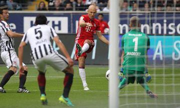 Arjen Robben gave Bayern an early lead after 11 minutes
