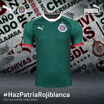 Chivas revela nueva camiseta verde para el Apertura 2017