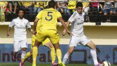 Ante el Villarreal, James Rodr&iacute;guez jugaba su sexto partido de Liga 2014/2015 con la camiseta del Real Madrid