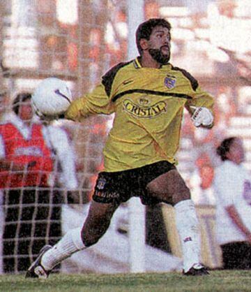 En ese mismo año 1996, pero por el campeonato nacional, Reyes volvió a jugar al arco en los albos. Fue en febrero, en la goleada 6-1 sobre Santiago Wanderers. Ahí, Reyes ingresó a los 89 minutos, y cedió el único tanto del elenco porteño.
