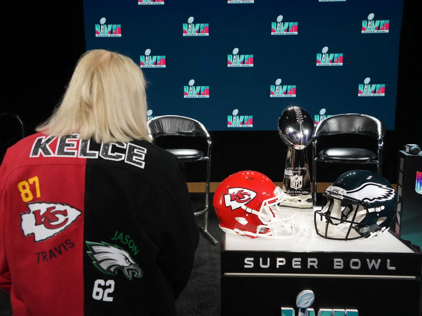 Kelce Mom Jacket  Donna Kelce Super Bowl Outfit