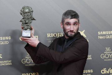 Chechu Salgado recibe el Goya a  mejor Actor Revelación por 'Las leyes de la frontera' 