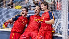 España celebra el pase a la final