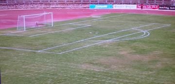 La imagen viral del estadio Carlos Dittborn de Arica.