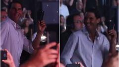 Rafa Nadal baila a ritmo de Shakira en su concierto en Canad&aacute;.