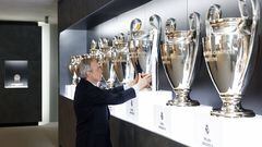 Florentino Pérez coloca la Decimocuarta junto a las otras 13 Copas de Europa conquistadas por el Real Madrid.