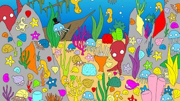 Reto visual: ¿Puedes encontrar el pez escondido?