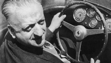 Enzo Ferrari, fundador de la firma de Maranello. Imagen de 1964.