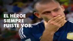 "No podíamos dejar que te retires sin decirte la verdad": el inmejorable vídeo a Mascherano que conmociona a Argentina