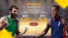 Boston Celtics vs. Detroit Pistons: horario, TV, estadísticas, clasificación y pronósticos