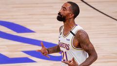 La temporada 2019-20 de la NBA fue la última de J.R. Smith como profesional y el shooting guard llegó a la burbuja como una adición de último minuto de los Lakers.