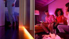 La tira LED inteligente Philips Hue Lightstrip crea ambientes con 16 millones de colores