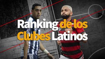 Flamengo y Monterrey en el top del ranking de clubes latinos
