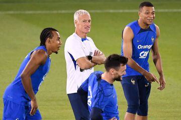 France in training in Doha, Qatar. (Photo by Anthony Bibard/FEP/Icon Sport via Getty Images)