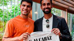 El Madrid apoya a Alcaraz en París