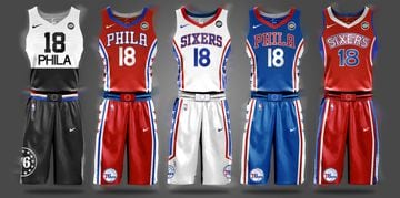 Uniforme de Philadelphia 76ers.
