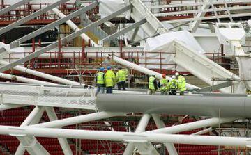 Vista general de Wembley Park en marzo de 2006 durante las obras.