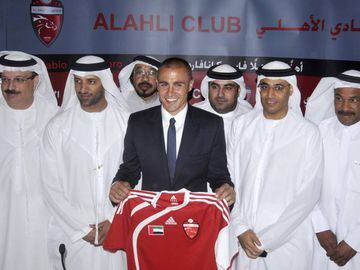 Fabio Cannavaro  Fich&Atilde;&sup3; por el Al-Ahli en 2010 y estuvo hasta el 2011.