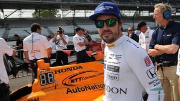 Fernando Alonso a las 24 Horas de Daytona. 