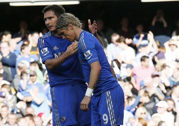 Tras jugar con Gerrard, en el Chelsea coincidió con otro gran mediocentro inglés como Frank Lampard