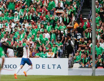 La Selección Mexicana empató a un gol ante Estados Unidos en las eliminatorias mundialistas rumbo a Rusia 2018 el 11 de junio de 2017