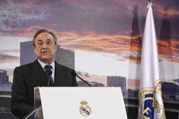 Real Madrid president Florentino Pérez