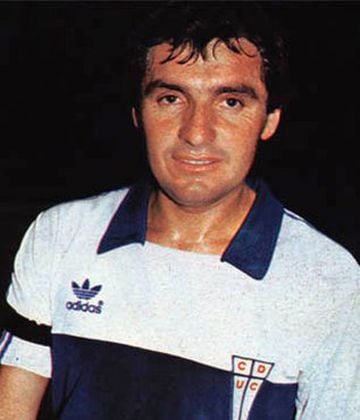 Miguel Angel Neira: El volante ganó cuatro títulos con los cruzados: Torneo Nacional 1984 y 1987, además de la Copa Chile en 1983 y la Copa República 1983.