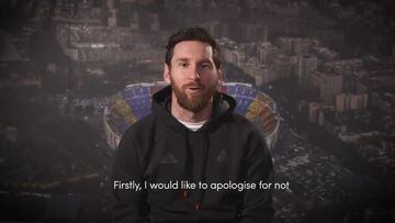 El video Messi tras haber sido galardonado con el Laureus