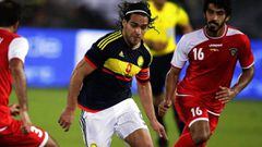 Momentos de la Selección Colombia ante los rivales árabes