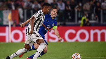 Partido de Champions League entre Juventus y Chelsea