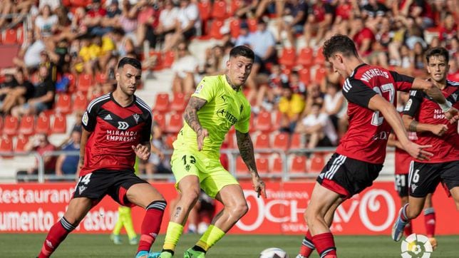 Reparto de puntos entre Mirandés y Sporting para abrir la temporada