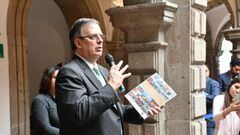 Presenta Marcelo Ebrard libro ‘Embajadores de Estados Unidos en México’