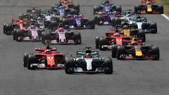 Hamilton, leyenda en Silverstone; abandonan Alonso y Sainz