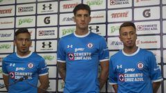 Cruz Azul presentó a tres de sus refuerzos para el Clausura 2017