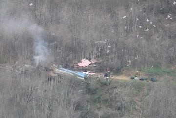 Aerial images of the accident site.