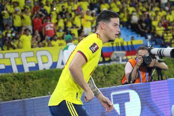 El '10' de la Selección Colombia solo ha marcado por Eliminatorias en tres ocasiones en el Metropolitano de Barranquilla. Su primer gol lo anotó en el partido ante Ecuador (1-0) que se disputó el 6 de septiembre de 2013, el segundo fue ante Venezuela (2-0) el 1 de septiembre de 2016 y el último, ante Bolivia (1-0) el 23 de marzo de 2017.