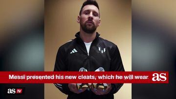 Messi presents new, World Cup-inspired soccer cleats