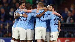 Manchester City en el triunfo 3-2 por los octavos de la Champions League