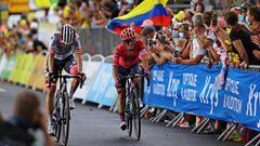 Sergio Higuita en la etapa 14 del Tour de Francia