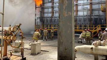 Por sismo, reportan conato de incendio en refiner&iacute;a de Salinas Cruz, Oaxaca