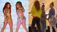 Jennifer López 'enseñó' a Shakira a mover el trasero antes de la Super Bowl