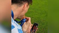 Messi saca a la luz la primera videollamada que hizo tras ganar la Copa América